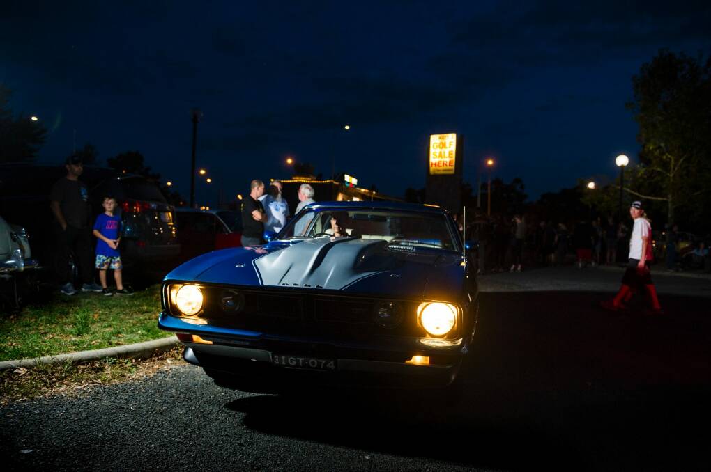 On Friday nights the car community gather at The G Spot. Photo: Dion Georgopoulos Photo: Dion Georgopoulos