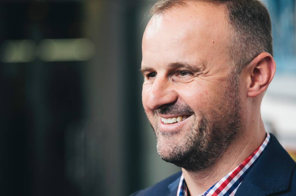 ACT Chief Minister Andrew Barr: ACT overlooked by feds. Photo: Rohan Thomson