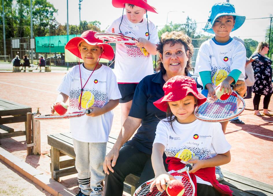 Evonne Goolagong Cawley is using tennis to help Indigenous kids get an education. Photo: Elesa Kurtz
