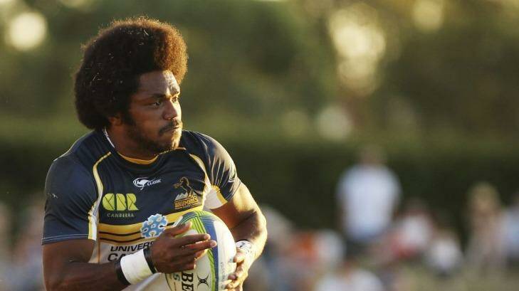 Henry Speight will sign a new two-year deal with the Brumbies on Wednesday. Photo: Getty Images