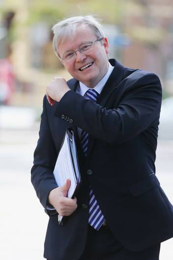 Not fazed: Kevin Rudd. Photo: Getty Images