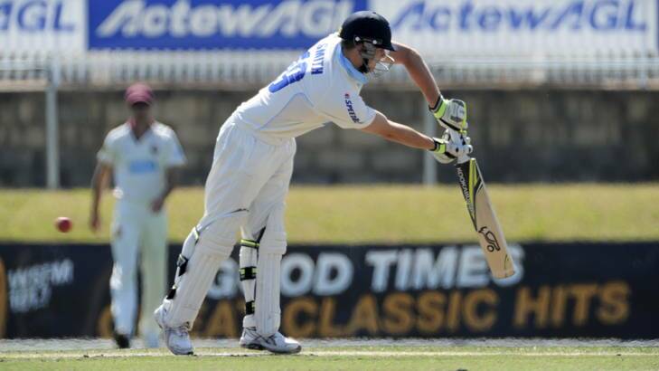 Steven Smith will resume day four on 18 not out. Photo: Graham Tidy