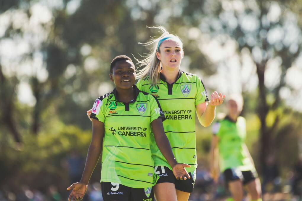 Canberra's crunch clash against Melbourne Victory on Thursday could be postponed due to extreme heat.  Photo: Jamila Toderas