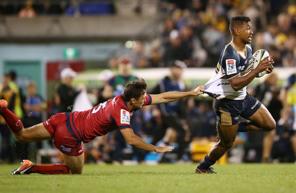 Aidan Toua says the Brumbies' attacking style is here to stay. Photo: Getty