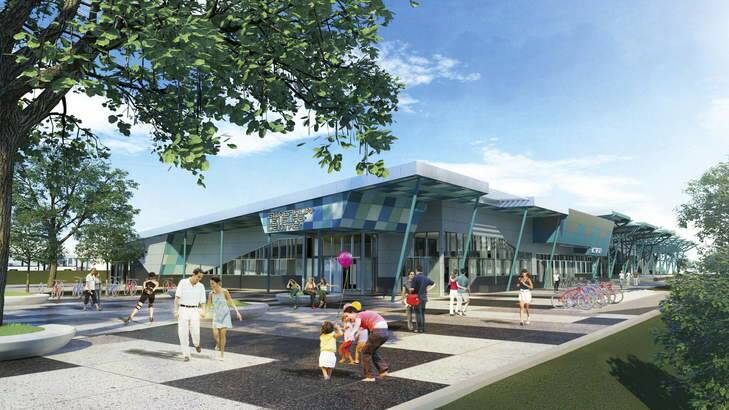 Artist's impression of the Gungahlin leisure centre. Photo: Supplied