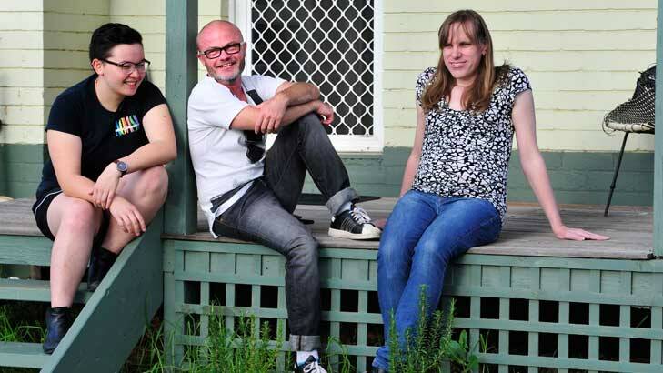 CHANGE FOR GOOD: Yen Eriksen, Daniel George and Ashley Arbuckle are pleased laws have been passed recognising a non-binary system . Photo: Melissa Adams