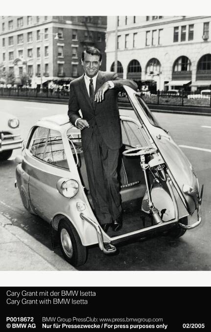 It seems unlikely that Cary Grant ever owned an Isetta. Photo: BMW AG