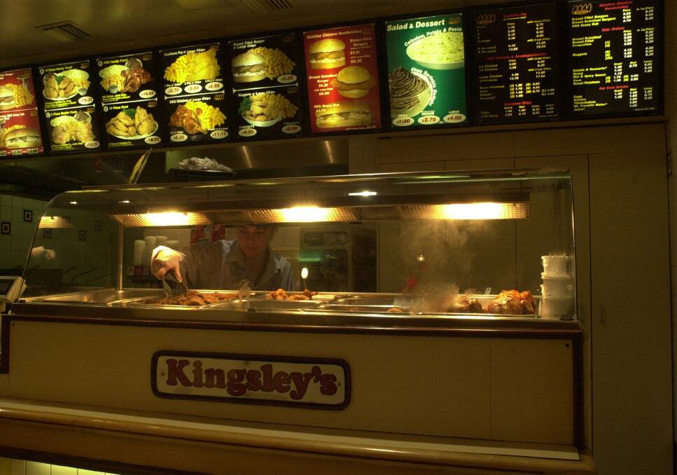 The Queanbeyan Kingsley's Chicken store in 2000. Photo: Richard Briggs