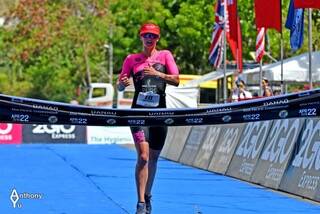 Penny Slater has been a force on the cross triathlon trail this year Photo: Anthony Yu