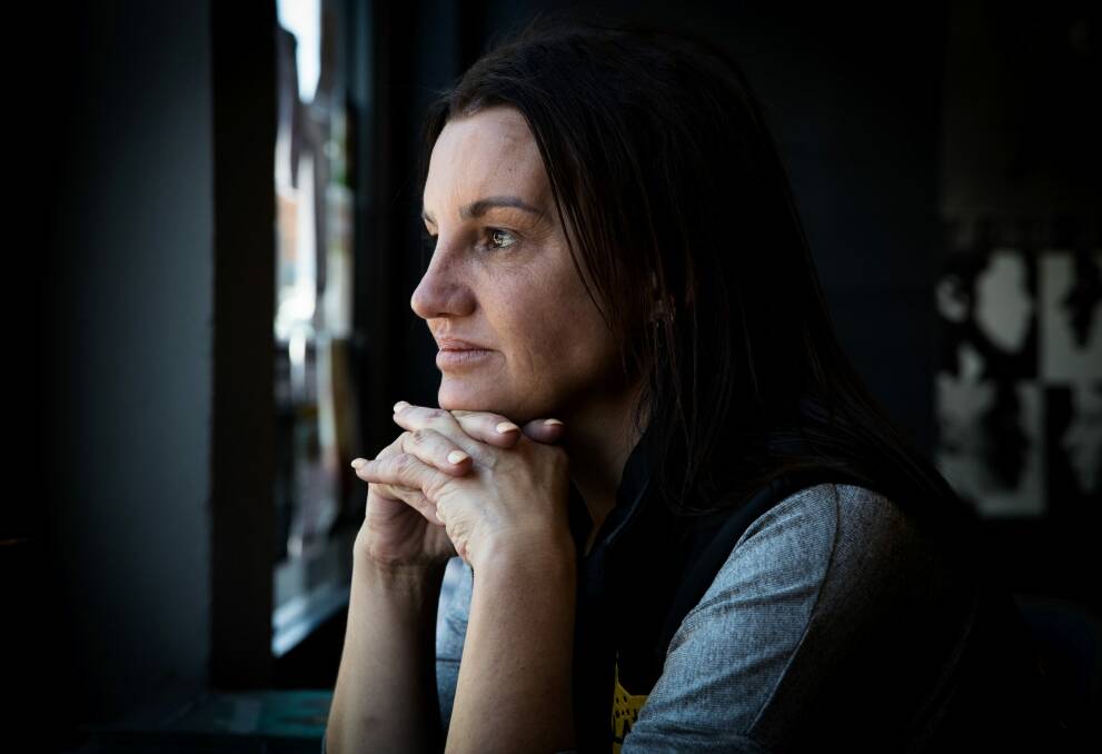 Jacqui Lambie, in Launceston, Tasmania, has candidates running in the Tasmanian state election for her party, the Jacqui Lambie Network, in March. 19th February 2018 Photo: Janie Barrett Photo: Janie Barrett
