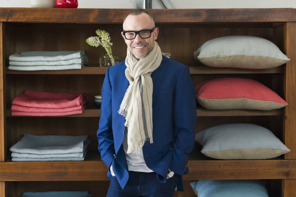 Bison Home owner Brian Tunks is launching his self-titled fashion and homewares range. Photo: Jay Cronan