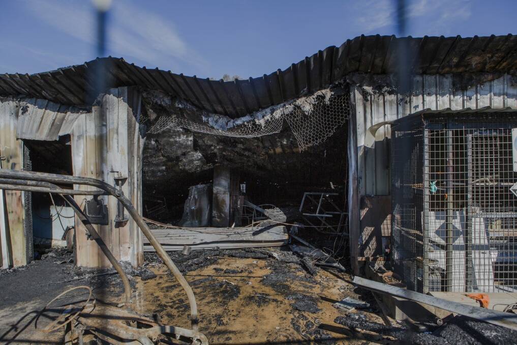 Fire caused significant damage at the National Zoo and Aquarium on Saturday afternoon. Photo: Jamila Toderas
