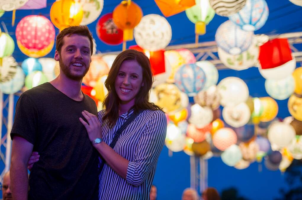 Enlighten finishes up this Saturday, but the Noodle Night Markets also continue on Sunday night. 
 Photo: Jay Cronan