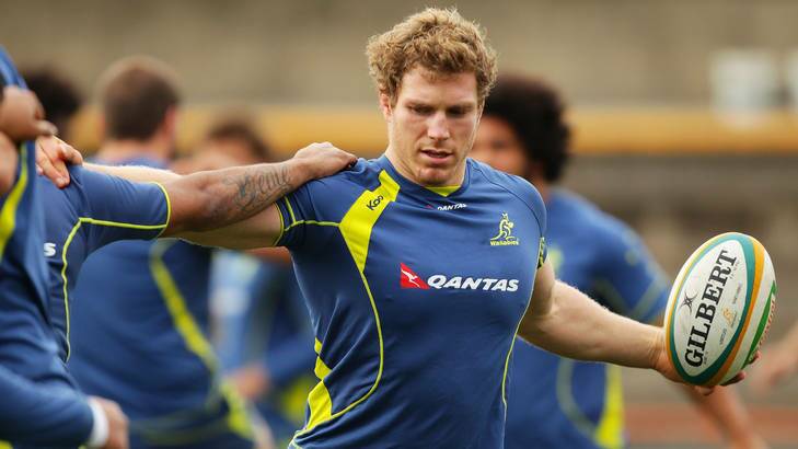 David Pocock warms up during an Australian Wallabies training session at Leichhardt Oval on July 26, 2012 in Sydney, Australia. Photo: Getty Images