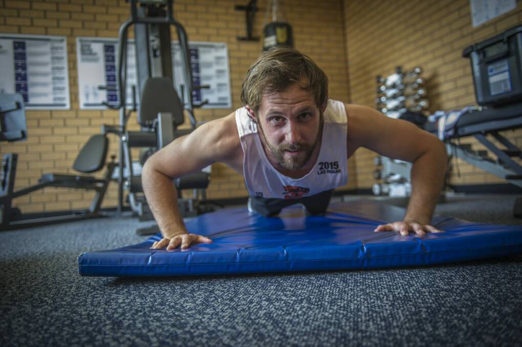 A former Young Canberra Citizen of the Year, Brad Carron-Arthur is all about brains as well as brawn, completing a PhD related to mental health issues while also competing in events like World's Toughest Mudder. Photo: Karleen Minney