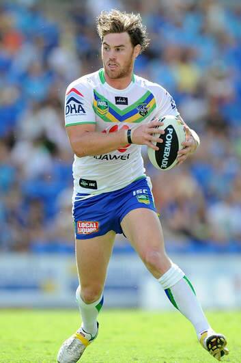 Raiders player Joe Picker during the clash against the Titans on Sunday. Photo: Getty Images