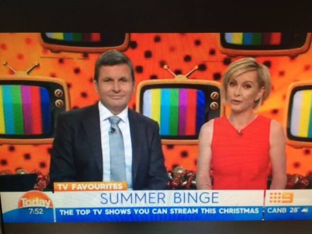 Chris Uhlmann has just finished a two-week stint co-hosting Today with Deborah Knight. Photo: Facebook