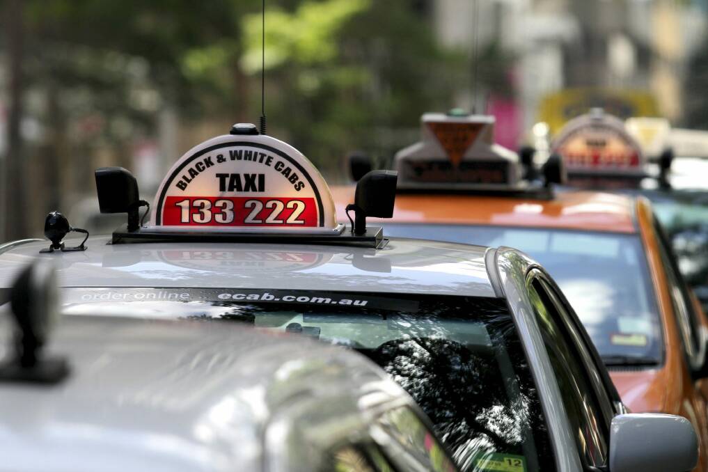 The value of taxi licences has dropped by almost 80 per cent in Brisbane in just three years. Photo: Michelle Smith