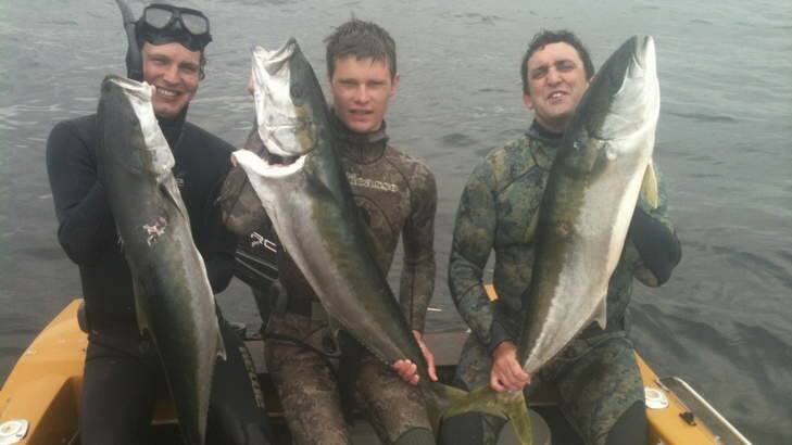 Matt Sykes and friends fishing. Photo: Supplied