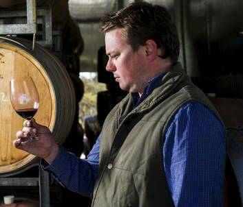 Winemaker Nick O'Leary in his winery at Bywong. Photo: Rohan Thomson