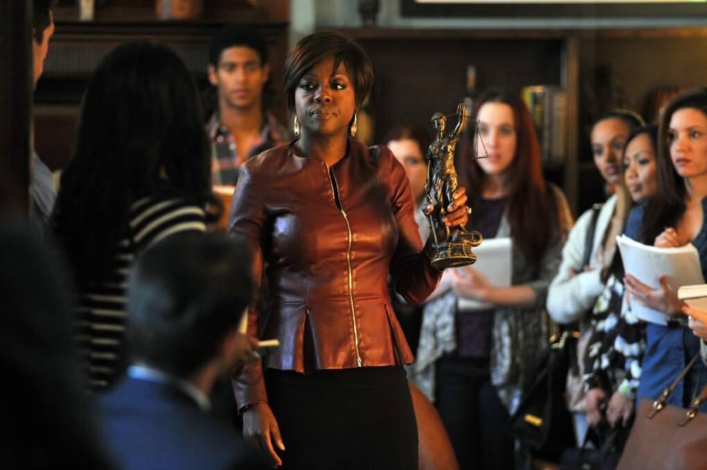 Compelling: Viola Davis in <i>How to Get Away with Murder</i>, a clever, multi-layered legal drama.