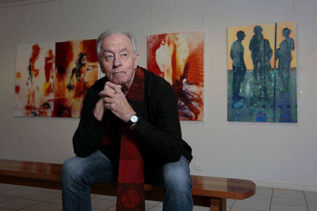 Artist Robert Boynes was among the well-regarded roster of artists to exhibit their work at Beaver Galleries in Deakin in 2014.   Photo: Jeffrey Chan JCC