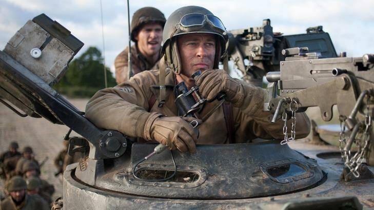 Roll on: Bard Pitt and his tank crew enter Germany.