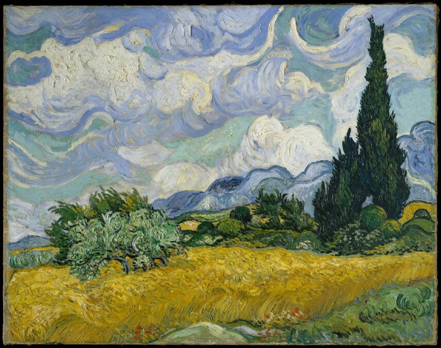 A Wheatfield with Cypresses by Vincent van Gogh. Photo: Metmuseum.org