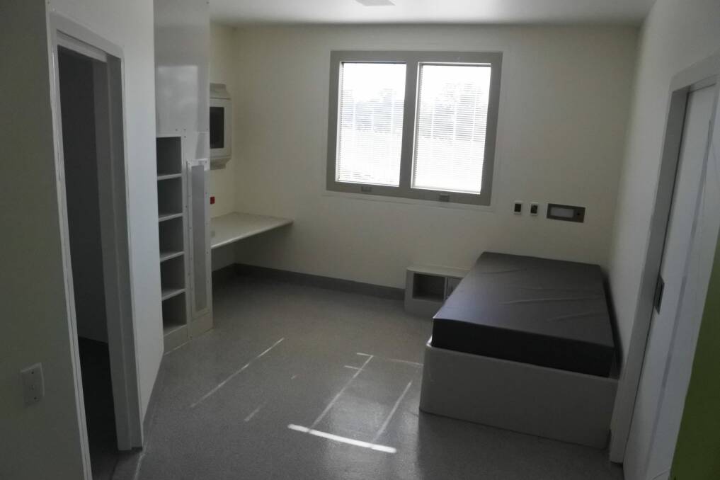 An acute room in the new Dhulwa Mental Health unit.  Photo: Katie Burgess