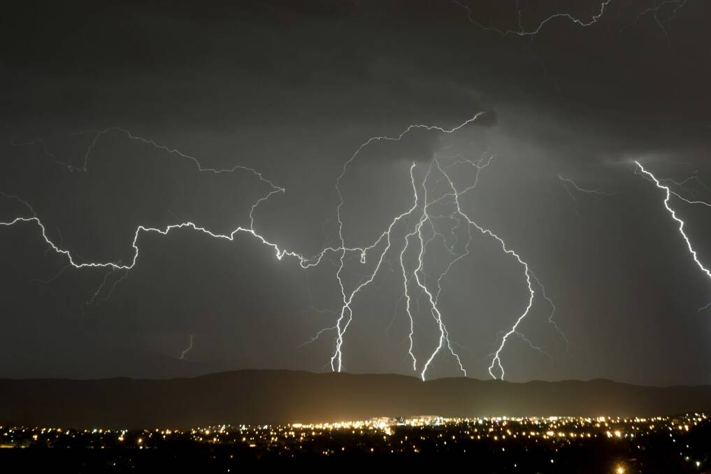 The storms across Canberra on Tuesday nigth damaged the Stromlo water treatment plant, affecting Canberra's water supply. Photo: mark.jekabsons@yahoo.com.au