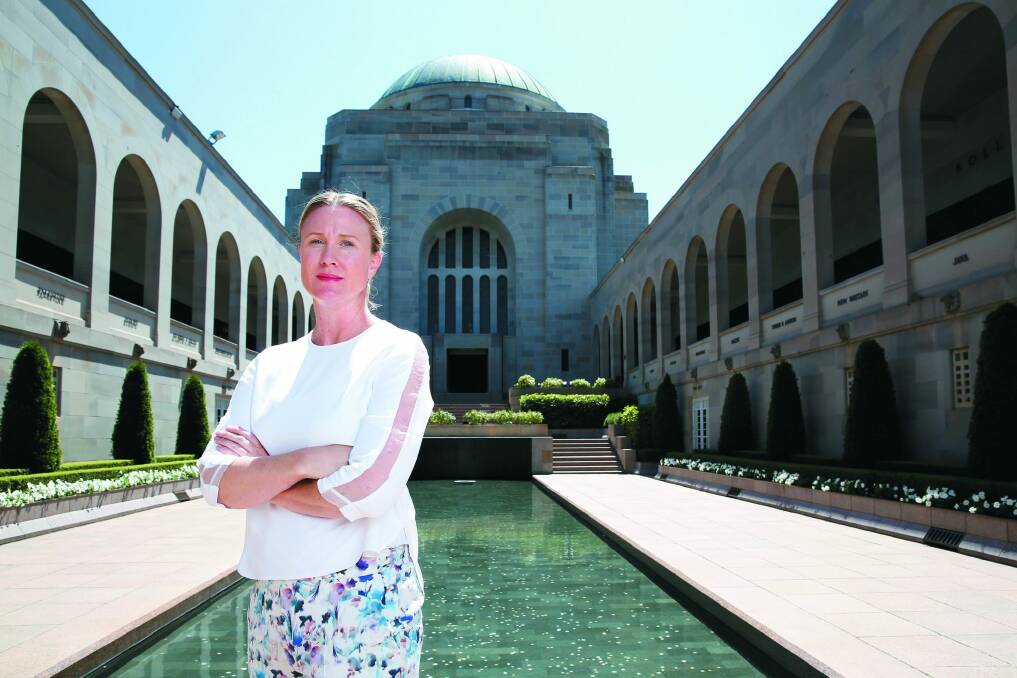 Australian War Memorial head of exhibitions Katherine McMahon. Photo: Daniel Spellman.