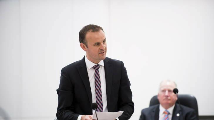 ACT Deputy Chief Minister Andrew Barr. Photo: Rohan Thomson