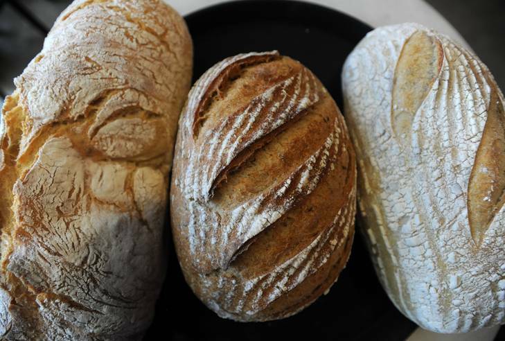 Sourdough at Bread Nerds  boutique bread making shop at Hume. Photo: Richard Briggs