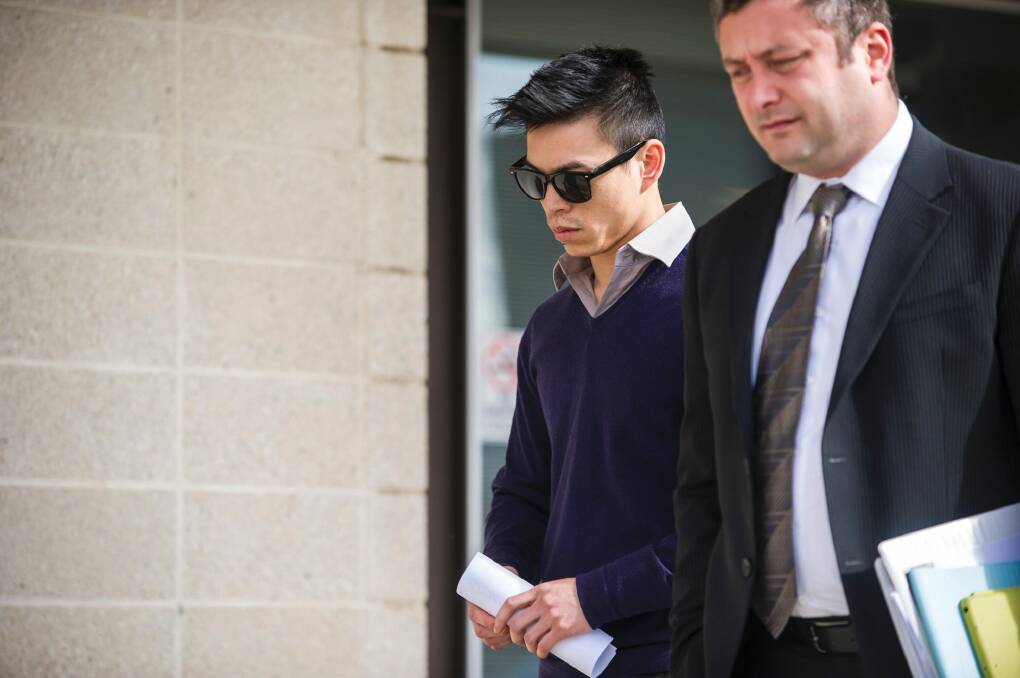 Busted: Stanley Hou, left, eventually pleaded guilty. Photo: Jamila Toderas