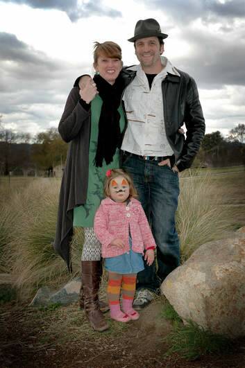 Pure Pod's Sean Watson and Kelli Donovan, with daughter Ruby Watson. Photo: Sean Watson