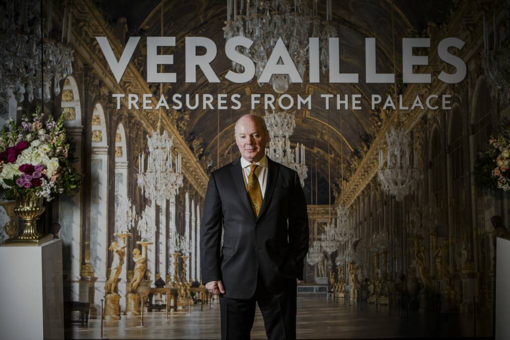 The National Gallery has enjoyed great success with more than 190,000 visitors to Versailles - Treasures From The Palace. 
National Gallery of Australia Director, Gerard Vaughan.


The Canberra Times

Photo Jamila Toderas Photo: Jamila Toderas