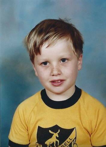 Alex Gibson when he was a student at Campbell Primary School.