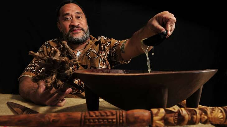 Pacific Islanders, such as Siosiua Lafitani Tofua'ipangai,   will be allowed to drink kava at  the Multicultural Festival from now on. Photo: Stuart Walmsley