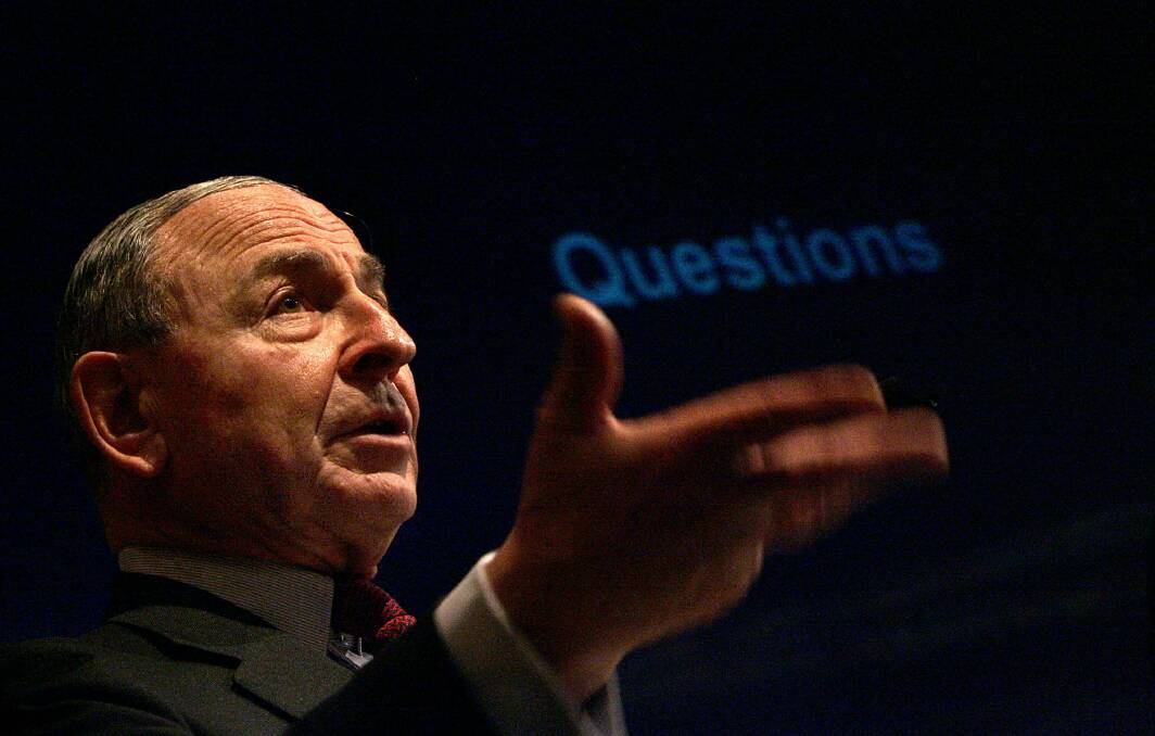 Maurice Newman doubts the science and politics behind climate change. Photo: Rob Homer