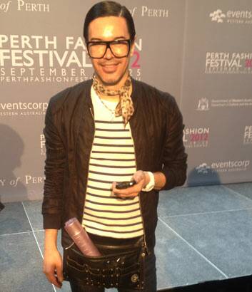 Celebrity hair stylist Brad Ngata produced the bright, bright coloured looks of the locks for the PFF 2012 program launch.