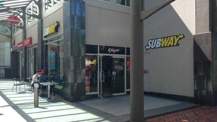 Subway Manuka ... A Molotov cocktail was allegedly thrown at the store.