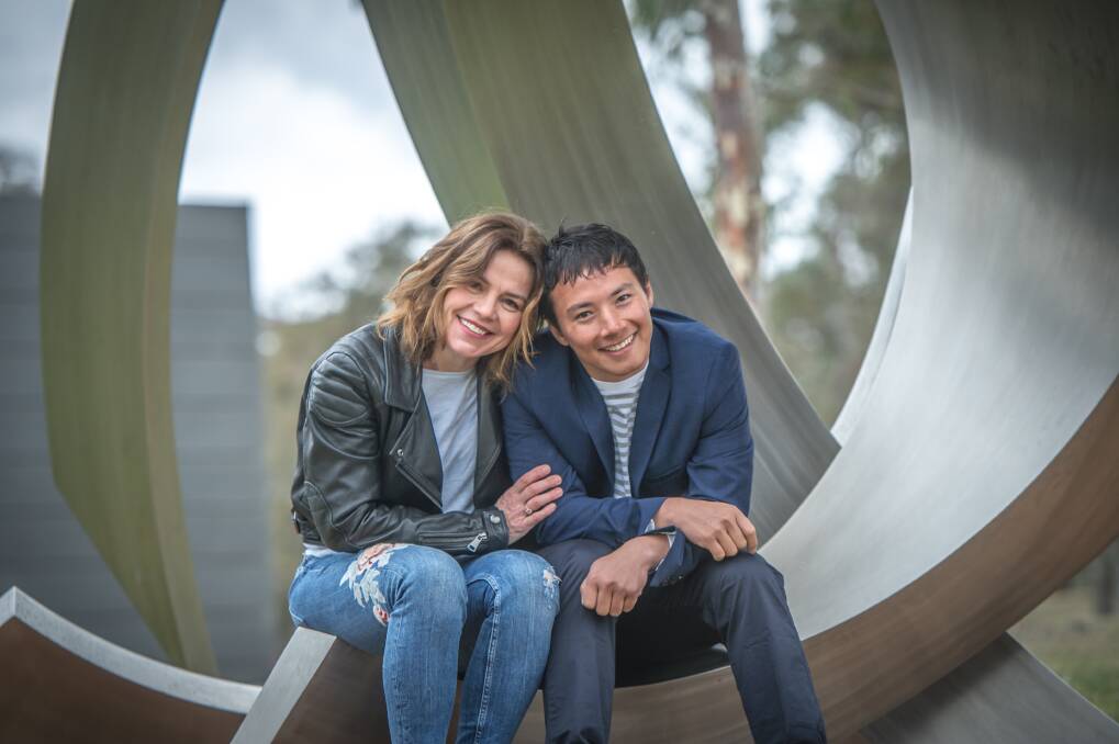 Emma Adams and Abdul Noori: if we have some positive stories that this can work, then we can change what is happening for a lot of people." Photo: Karleen Minney