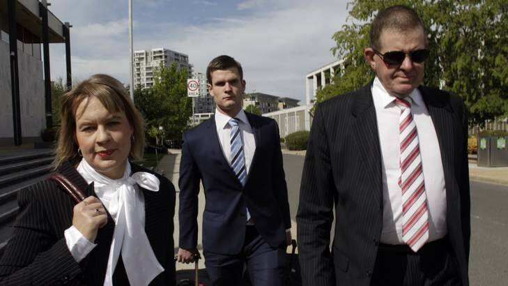 Lawyer, Kylie Weston-Scheuber, left, has asked the court to permanently stay charges against her client, former politician Peter Slipper, right. Photo: Andrew Meares