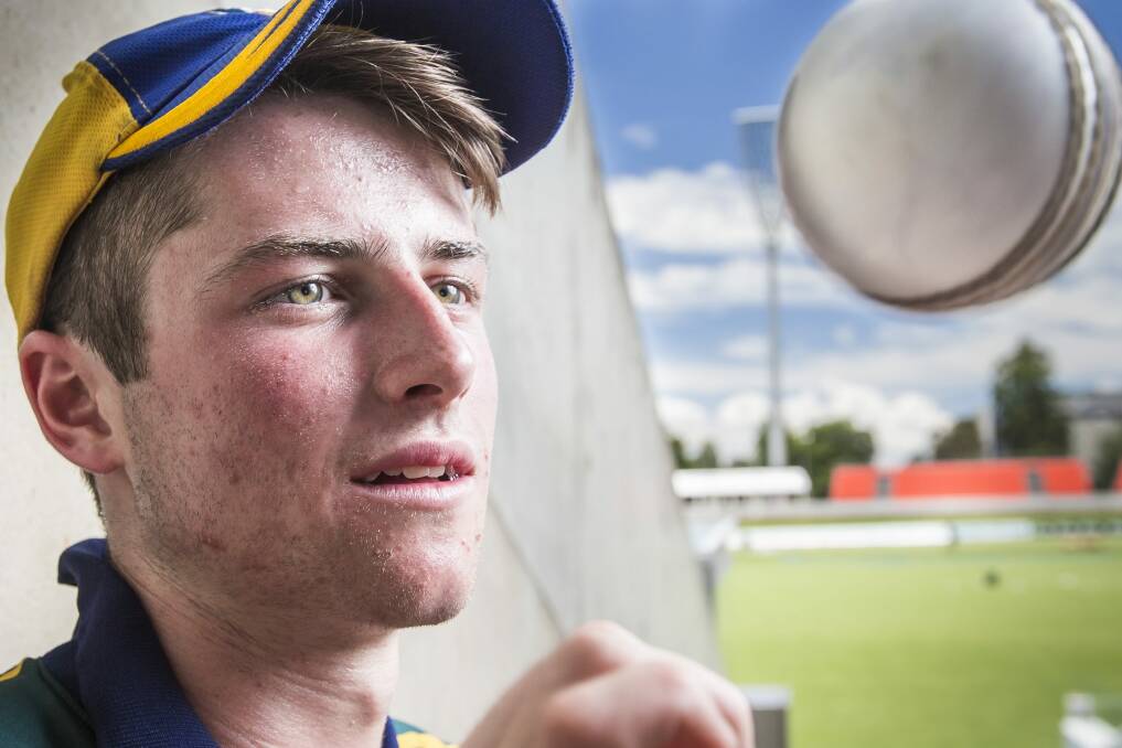 Teenage cricketer Mac Wright.