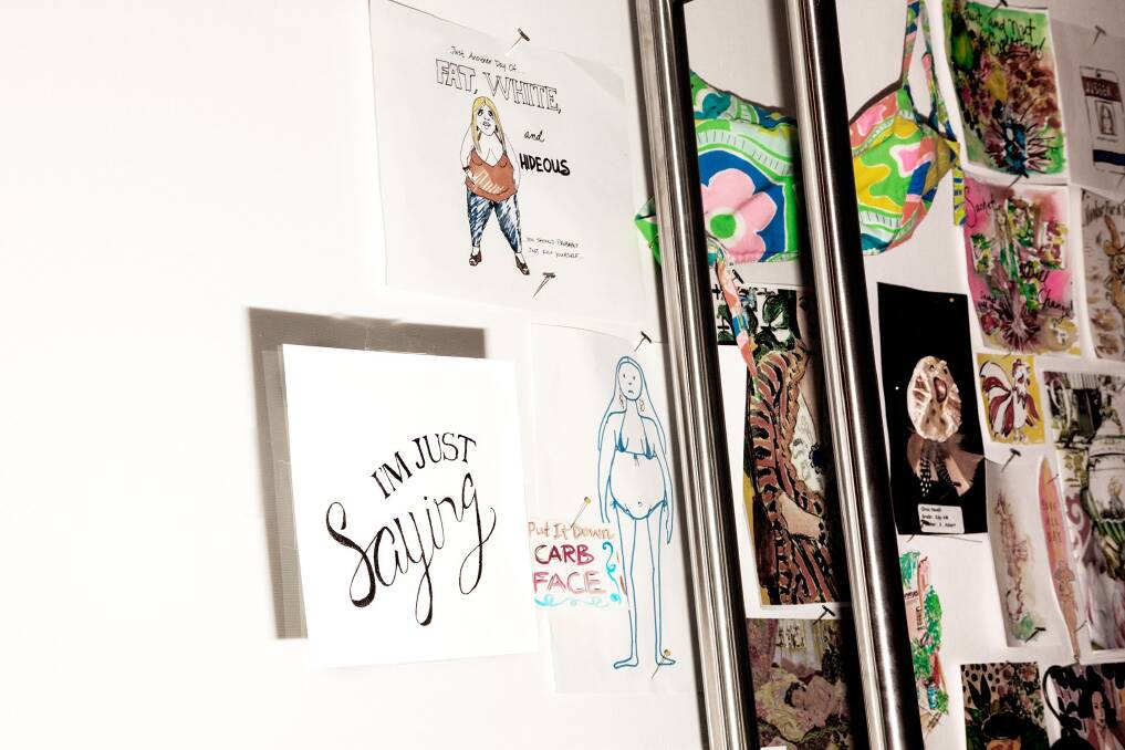 The drawings by a Lilly Pulitzer employee as they appear in New York magazine. Photo: Amy Lombard/The Cut