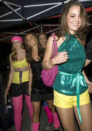 The Duchess of Cambridge, who was then known as Kate Middleton, made some bold fashion choices in 2008 when she attended a charity Day-Glo Midnight Roller Disco with her sister Pippa,