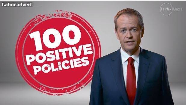 Going negative on 'Mediscare' has overshadowed Labor's 100 positive policies. Photo: Supplied