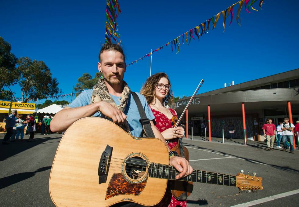 Guyy Lilleyman and Amelia Gibson of rock-folk duo Guyy and the Fox.  Photo: Sitthixay Ditthavong