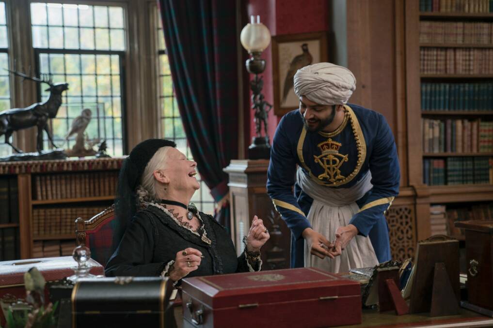 The friendship between Queen Victoria (Dench) and Abdul (Fazal) was erased from royal records but later uncovered by an Indian journalist. Photo: Universal