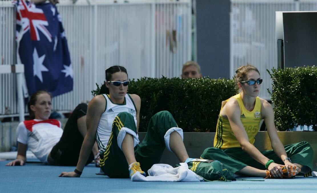 Lauren Wells, right, is keen to renew her rivalry with Jana Pittman Photo: Andrew Meares